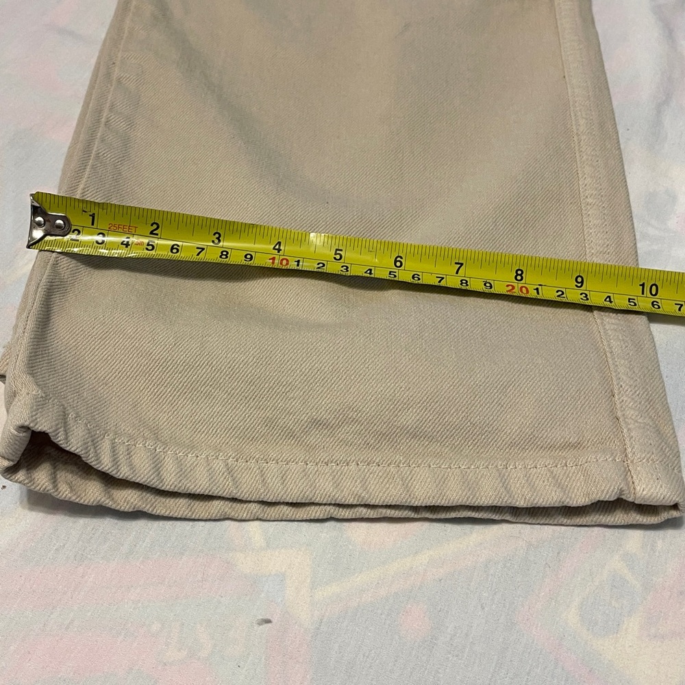 PrettyLittleThing Cream Cargo Pants - Picture 9 of 9